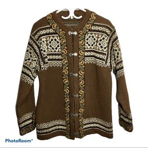 Vintage NORDSTRIKK Norwegian Wool Sweater cardi